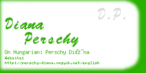 diana perschy business card